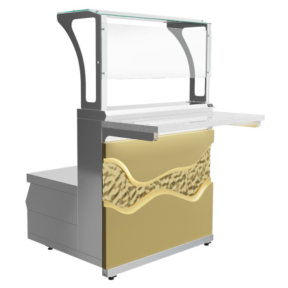 Мармит первых блюд под электрические супницы Luxstahl МПН (С) -900 Premium Gold River (Золотая Река)