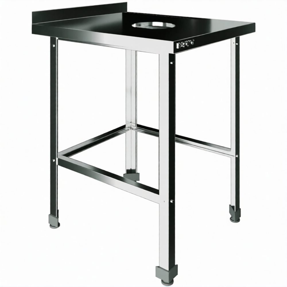 Стол для сбора пищевых отходов с бортом СПО-6/6-БО-ЭЦ