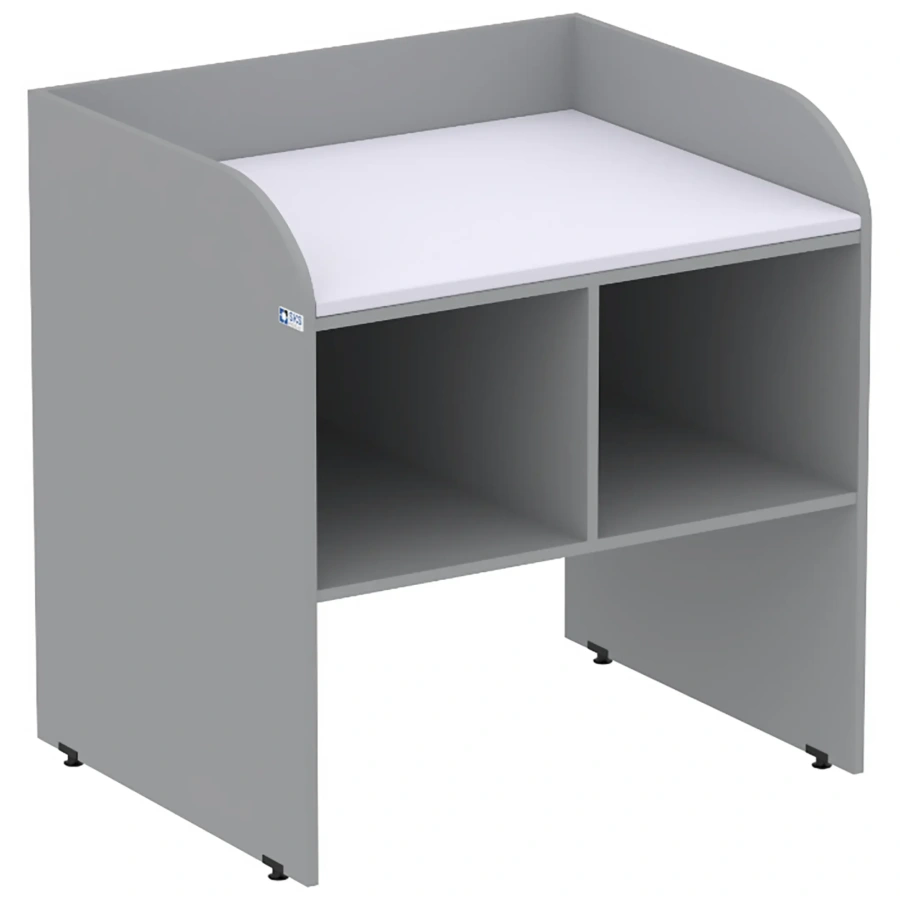 Стол пеленальный GRAY LITE 2 (белый матрас)