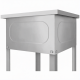 Ванна моечная ВМСн 1010  1 м/о 910х430х350 (полка с отв., борт; ножка угл.)