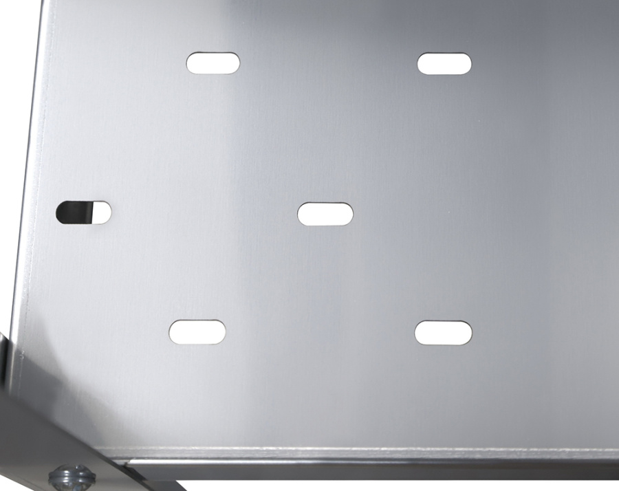 Стеллаж кухонный с перфорированными полками Luxstahl СРП-1800*600*300