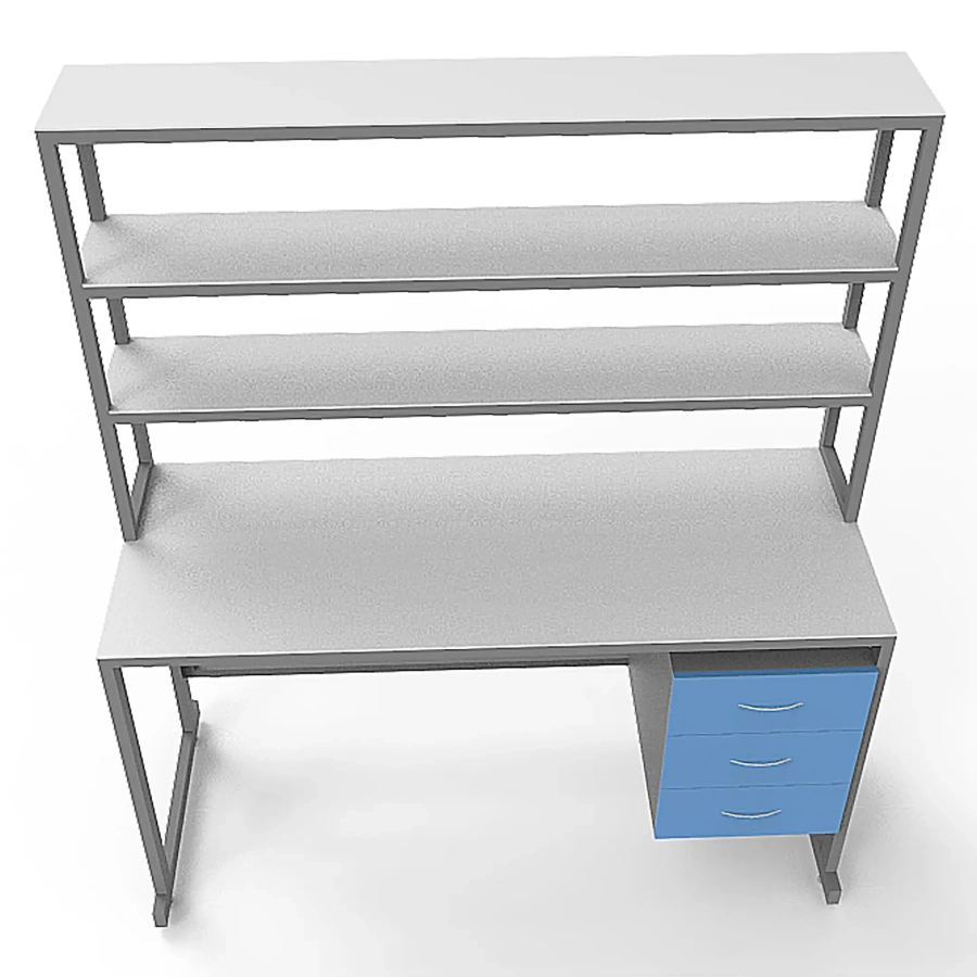 Стол лабораторный с керамикой СЛк 21.015 (белый)