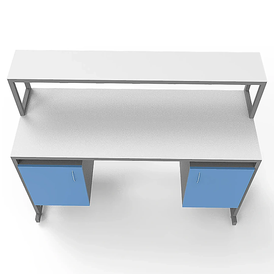 Стол лабораторный с керамикой СЛк 21.004 (белый)