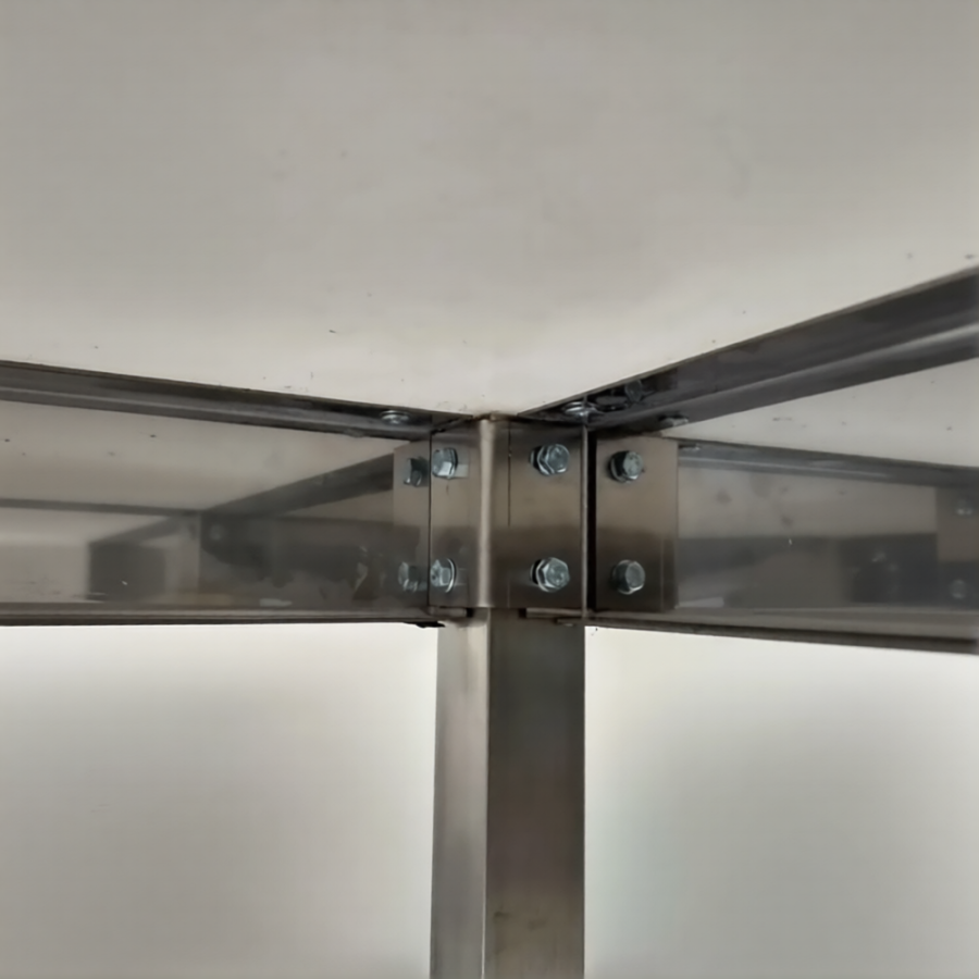 Стол производственный СПРп - 860х1200х800 «Profi Ral» (полка-обвязка)