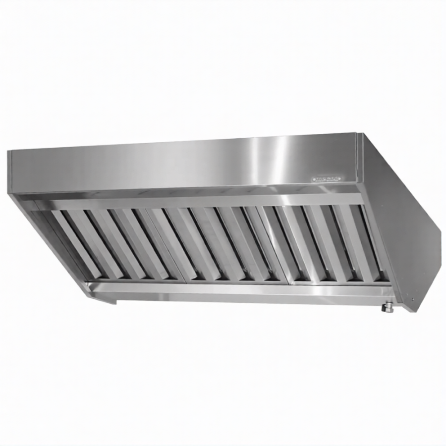 Зонт приточно-вытяжной полуоткрытый ЗППб 400х1200х1600 «Base» островной