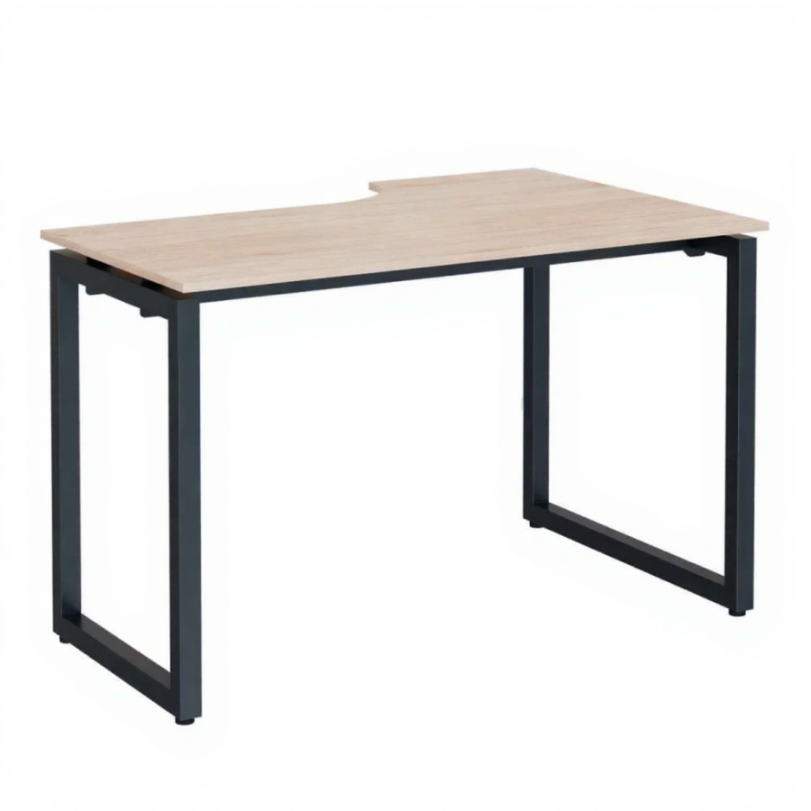 Эргономичный стол N6 1200/800х600/400 «СМАРТ» подстолье «О» профиль 40x40 столешница 16 мм