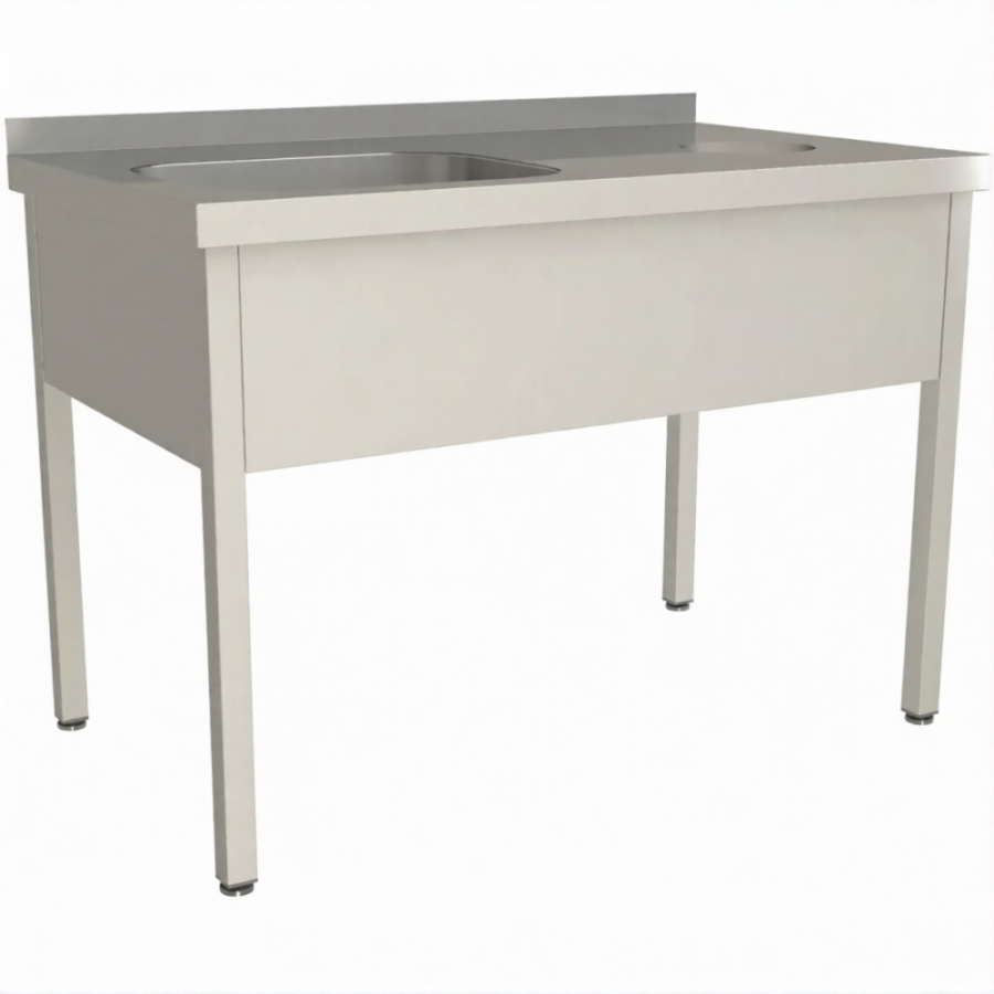 Стол для сбора пищевых отходов с ванной СПОВЦ/1-12/7-БО-Л