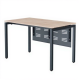 Офисный стол «СМАРТ» подстолье «П» профиль 40x40 столешница 16 мм /лдсп экран